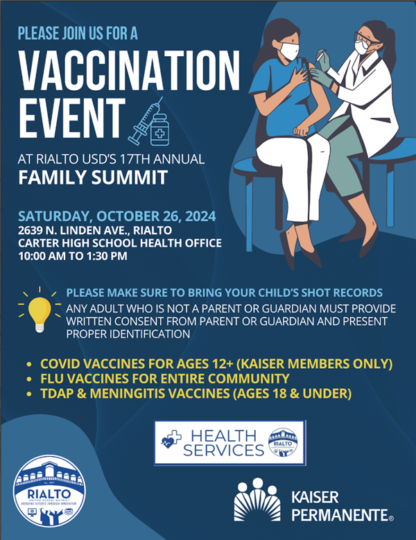 Vaccine Event Flyer